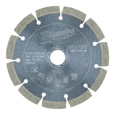ΔΙΣΚΟΣ DSU Milwaukee ΓΙΑ ΣΚΛΗΡΑ ΚΑΙ ΛΕΙΑΝΤΙΚΑ  ΥΛΙΚΑ / 150mm 4932373148