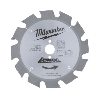ΔΙΣΚΟΣ Milwaukee ΚΟΠΗΣ ΞΥΛΟΥ 24 ΔΟΝΤΙΩΝ - 165 x 30 493299909