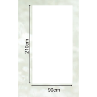 Πάνελ αλουμινίου επίπεδο flat 90*210 σε χρώμα λευκό Alfa