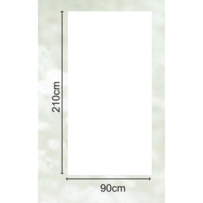 Πάνελ αλουμινίου επίπεδο flat 90*210 σε χρώμα λευκό Alfa