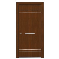 Θωρακισμένη πόρτα με επένδυση ξύλου Alfa SW 6160