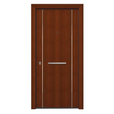 Θωρακισμένη πόρτα με επένδυση ξύλου Alfa SW 6170