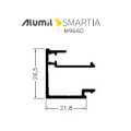 Λαβή μικρή 137mm, με καρέ 7x7mm, (25mm) logo Alumil μαύρο ματ 3809072561