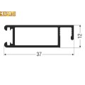 Σίτα Σταθερή AT/PROFIL 10-166 Alumil 6m σε χρώμα καφέ 8014
