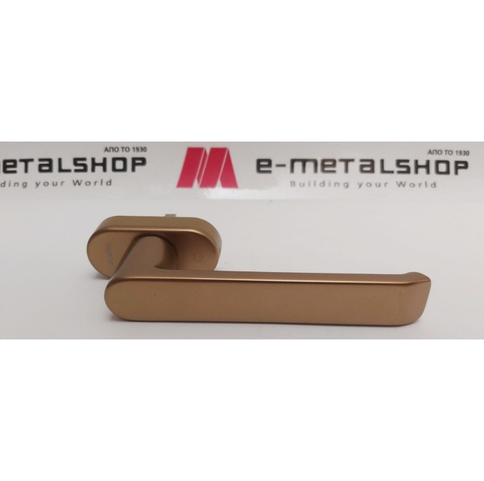 Λαβή μικρή, με καρέ 7x38 mm ,logo Alumil μπρονζέ 3809073807