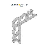 Γωνία σύνδεσης πρεσσαριστή 23x6.2mm φύλλου Μ4542 της σειράς M450 Alumil 1132306200