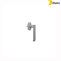 Σπαστή λαβή μικρή 137mm, με καρέ 7x7mm logo Alumil δεξιά ανοδίωση 3809673833