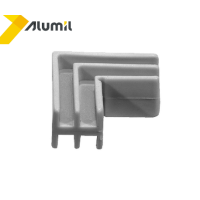 Γωνία σύνδεσης πλαστική 20,6x18,5mm για προφίλ M9058 Alumil 1409028000