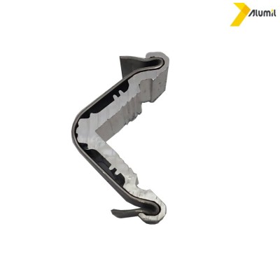 Γωνία σύνδεσης για προφιλ M 19700,M 19702 27,5*15*27,5 CAL σειρας Alumil M 9660 11315275CAL