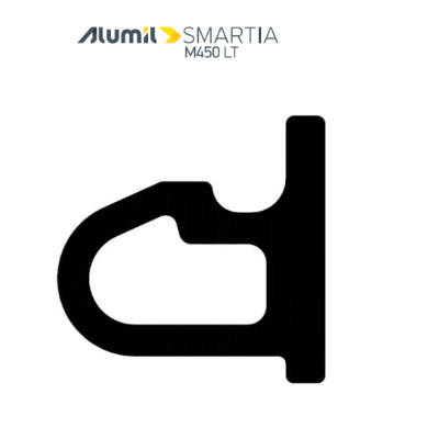 PVC συγκράτησης σίτας 3m Alumil 2401464903