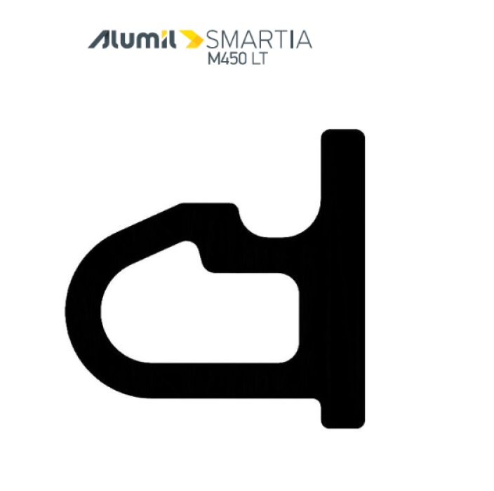 PVC συγκράτησης σίτας 3m Alumil 2401464903