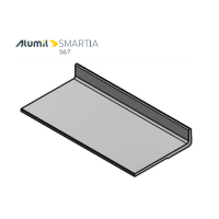 Γέφυρα τακαρίσματος για φύλλα S67 Smartia Alumil 2906791800