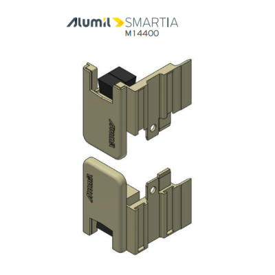 Σετ (ζεύγος) ταπών γάντζου M14406 της σειράς M14400 Alumil 3111440603