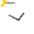 Γωνία σύνδεσης πρεσαριστή 9*6,5mm Alumil 1130906100