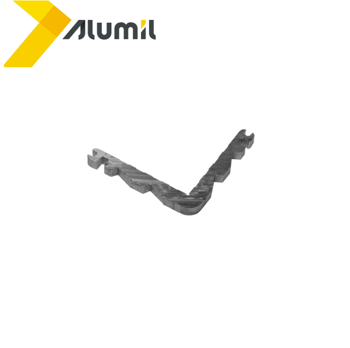Γωνία σύνδεσης πρεσαριστή 9*6,5mm Alumil 1130906100