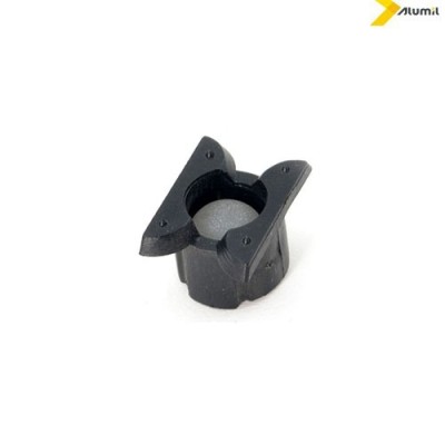 Βαλβίδα απορροής R12x9 μαύρη Alumil 6601200903