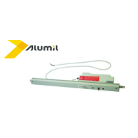 Γραμμικό Μοτέρ οροφής Rack 230V 650 IN 350N OUT 350mm Stroke ανοδίωση  4254021100 Alumil