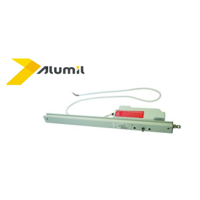 Γραμμικό Μοτέρ οροφής Rack 230V 650 IN 350N OUT 350mm Stroke ανοδίωση  4254021100 Alumil
