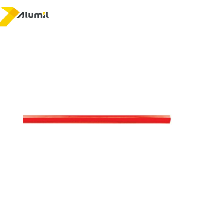 ΜΠΑΡΑ ΧΑΛΥΒΑ 1130mm ΜΗΧΑΝΙΣΜΟΥ ΜΠΑΡΑΣ ΠΑΝΙΚΟΥ ALUMIL ΚΟΚΚΙΝΗ RAL 3000 Alumil 4809101176