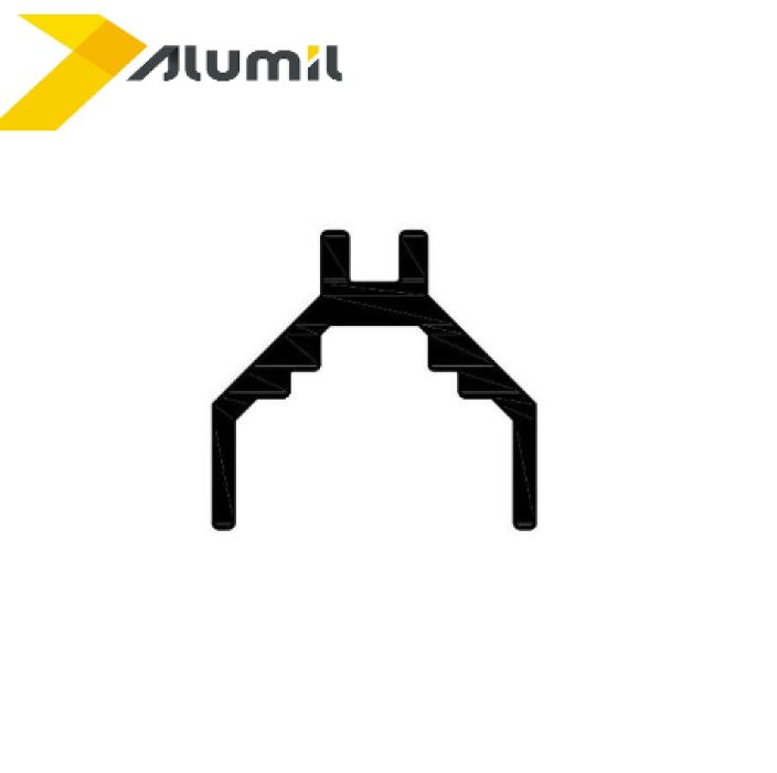 Αποστάτης ΚΛΕΙΔΑΡΙΑΣ GU INLINE & BEZAULT S350 LT Pvc πολυαμίδίου 4m μαύρο Alumil 6603500000