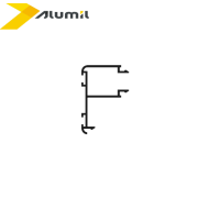 Πηχάκι για Αλε ρετούρ M9322 σε χρώμα λευκό 9016 6μ. Alumil