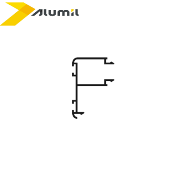 Πηχάκι για Αλε ρετούρ M9322 σε χρώμα λευκό 9016 6μ. Alumil