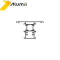 Ταύ M9658  για κάσες σειράς Μ9650 Alumil 6m σε χρώμα λευκό 9016