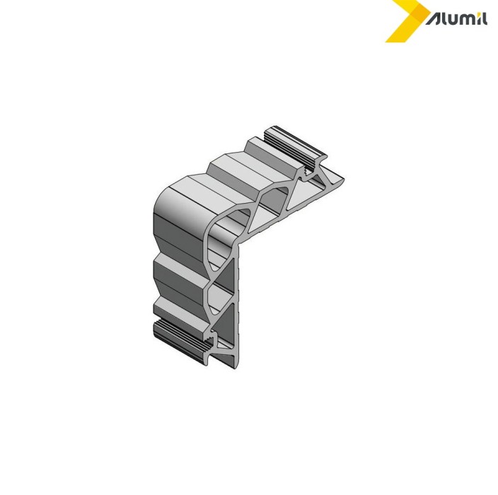 Γωνία σύνδεσης γωνιάστρας 19x26.2mm για προφίλ S61936 Alumil 1131926200