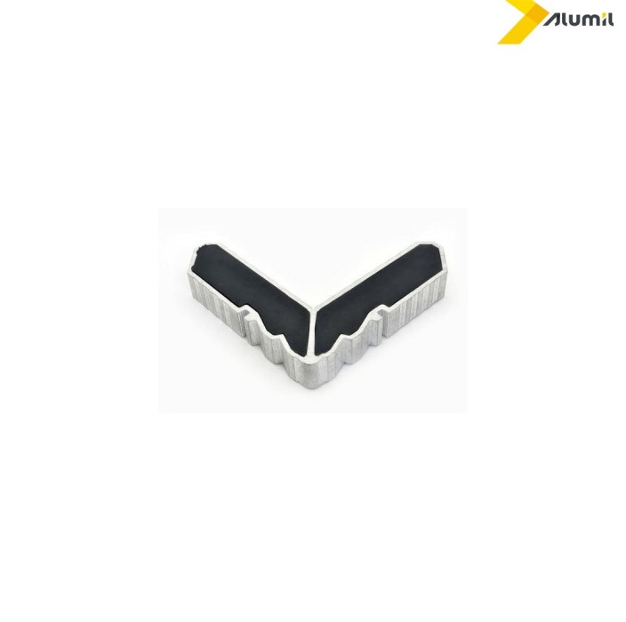 Γωνία σύνδεσης γωνιάστρας 23x19,4mm μηχανισμός PVC Alumil 1162319400