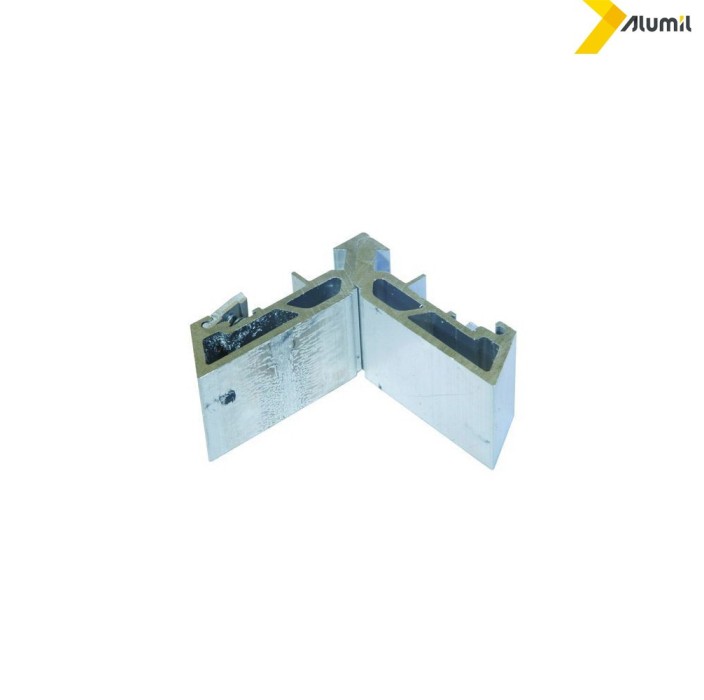 Γωνία σύνδεσης πρέσσας 23x26mm έκκεντρη για προφιλ Μ19674  Alumil 1252325500