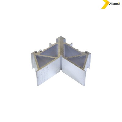 Γωνία σύνδεσης  πρέσσας 43x22,4mm Alumil 1254322000