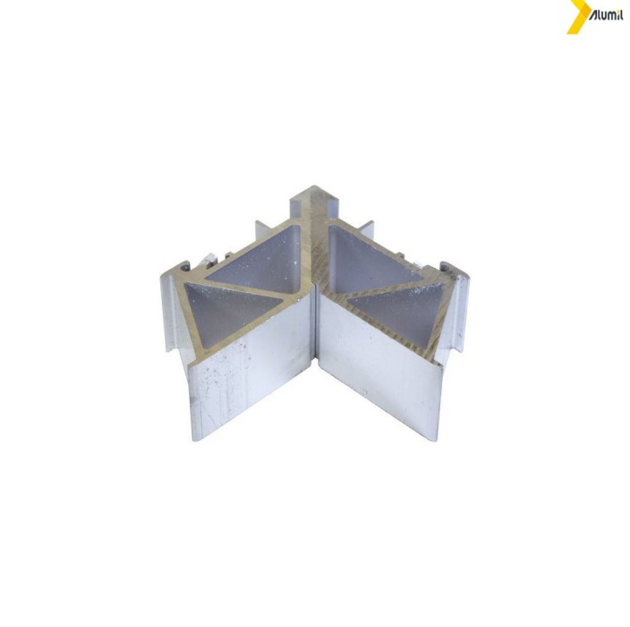 Γωνία σύνδεσης πρέσσας 43x25,3mm Alumil 1254325100