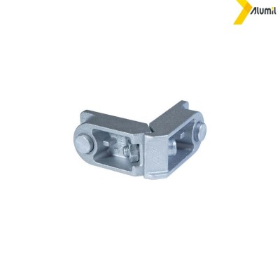 Γωνία σύνδεσης πρέσσας χυτή  22,5x26,2mm για προφιλ Μ994,Μ960 Μινι Μ940 Alumil 1402327000