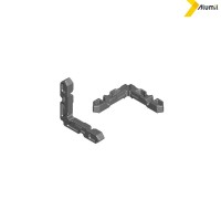 Γωνία σύνδεσης χυτή πρέσσας 13x10,8mm της σειράς S67 Alumil 1405852000