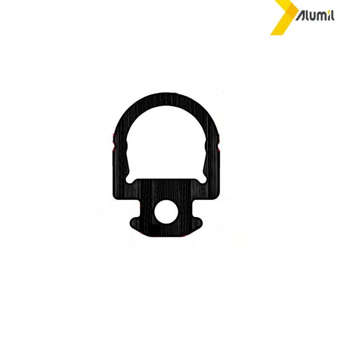 Ελαστικό (λάστιχο) φτερού φύλλου M9660 Alumil 2200960003 (τιμή μέτρου)