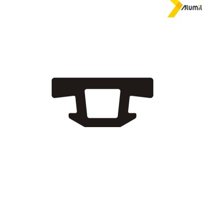 Ελαστικό (λάστιχο) κάσας-αρμοκάλυπτρου 6,5mm EPDM Μαύρο Alumil 2501551301 (τιμή μέτρου) Μ11000