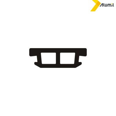 Ελαστικό (λάστιχο) κάσας 14,0mm EPDM Μαύρο Alumil 2501552001 (τιμή μέτρου)
