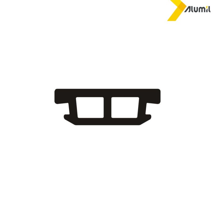 Ελαστικό (λάστιχο) κάσας 14,0mm EPDM Μαύρο Alumil 2501552001 (τιμή μέτρου)