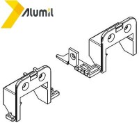 Τάπα για προφίλ S568 μαύρη Alumil 3110056803