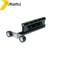 Μεντεσές Κάτω Φυσούνας της σειράς M9800 Alumil 3509820003 σε χρώμα Μαύρο