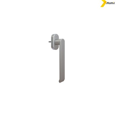 Λαβή μεσαία 177mm,με καρέ 7x7 ,logo Alumil ανοδίωση F1 3809173833