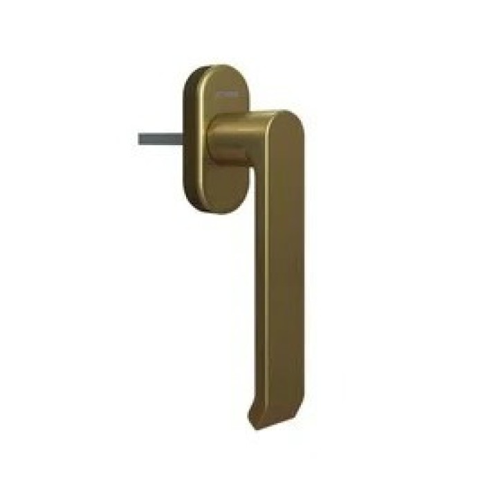 Ζεύγος λαβής standard Alumil με καρέ 60mm σε χρώμα Μπρονζέ F4 3809273807