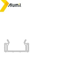 Πολυαμίδιο  PVC  ψηλών οδηγών (S556) της σειράς S560 Alumil   6600045200 6m.