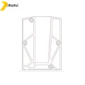 Σετ ταπών M8207 Inox Alumil