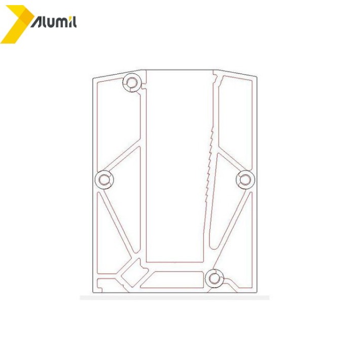 Σετ ταπών M8207 Inox Alumil
