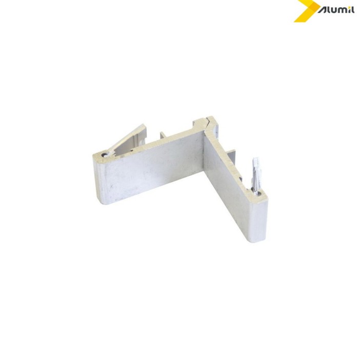 Γωνία σύνδεσης πρέσσας  για οδηγούς S30546,S30530,S30558,S30548 της σειράς S560 10,3x25,2 mm Alumil 1251125200