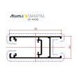 Φύλλο συρομένου χωρίς πηχάκι M14405 της σειράς M14400 Alumil 6m σε χρώμα λευκό 9016