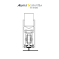 Μονός οδηγός M14408 της σειράς M14400 Alumil 6m σε χρώμα λευκό 9016