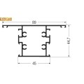 Ταύ M9548 σειράς Μ9400 Comfort Alumil 3m σε χρώμα λευκό 9016