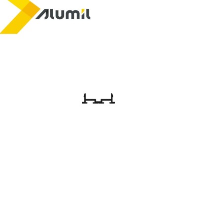 Πρόσθετο ανοιγομένου M9578 της σειράς M9400 Comfort Alumil 6m σε χρώμα λευκό 9016
